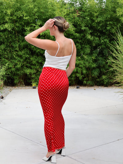 VALERO POLKA DOT MAXI SKIRT