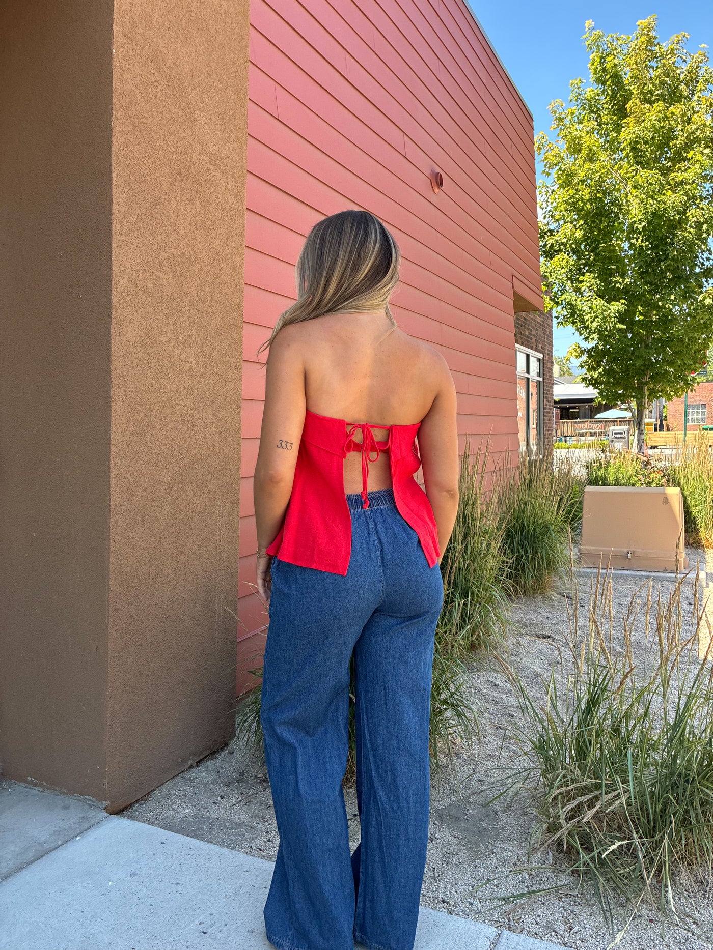 LIZETTE LINEN TOP