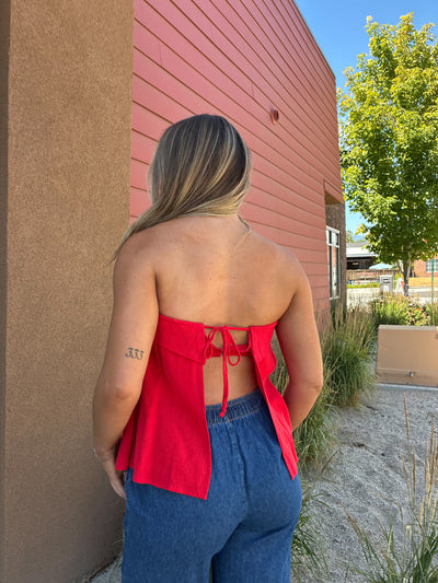 LIZETTE LINEN TOP