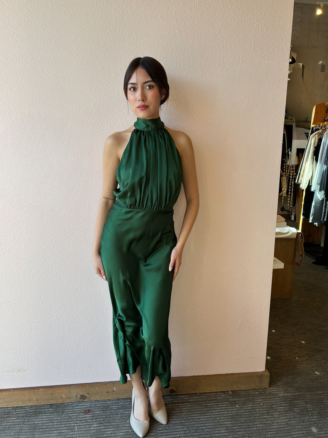 MISTLETOE MIDI DRESS