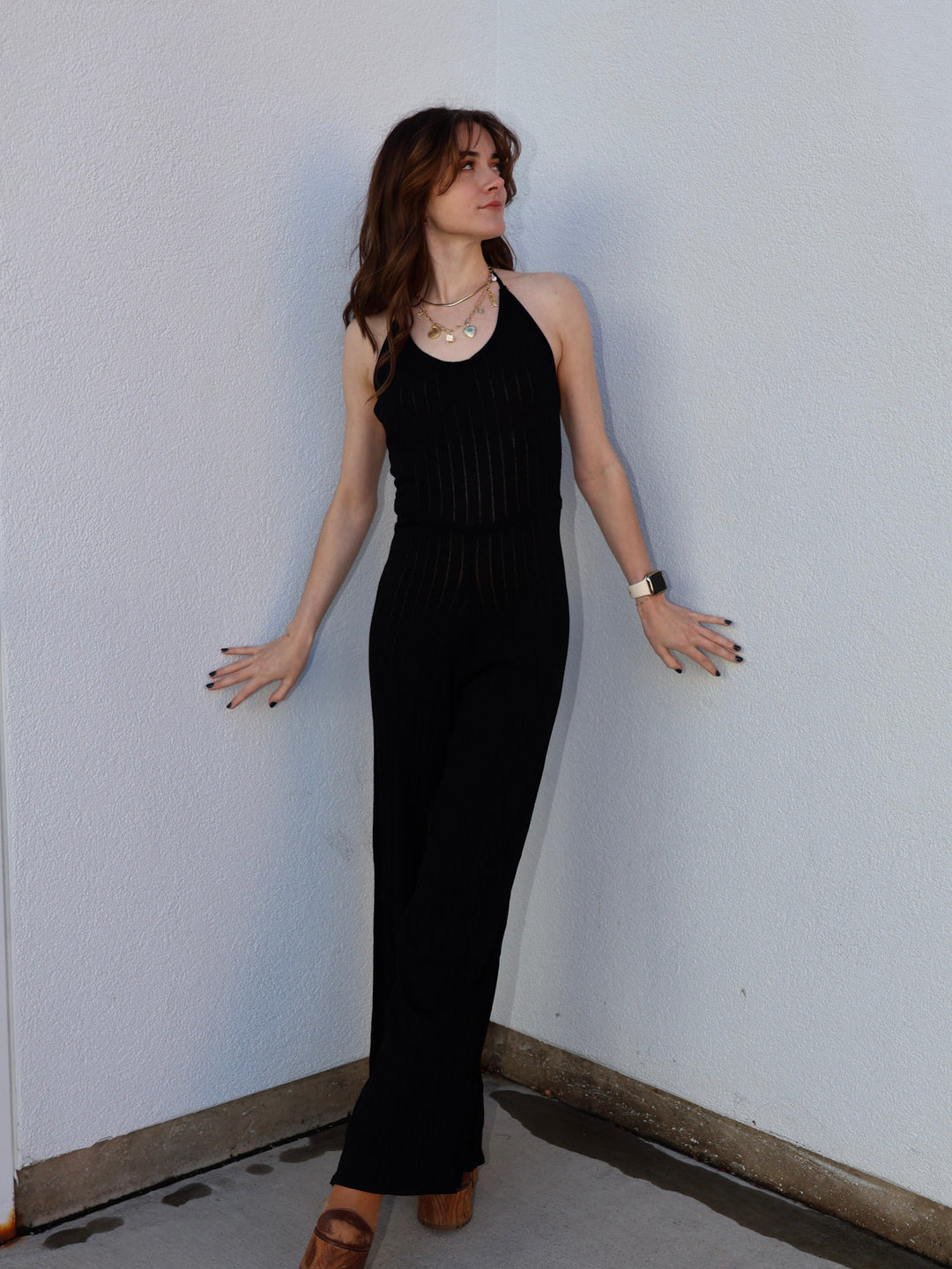 CELENE HALTER JUMPSUIT