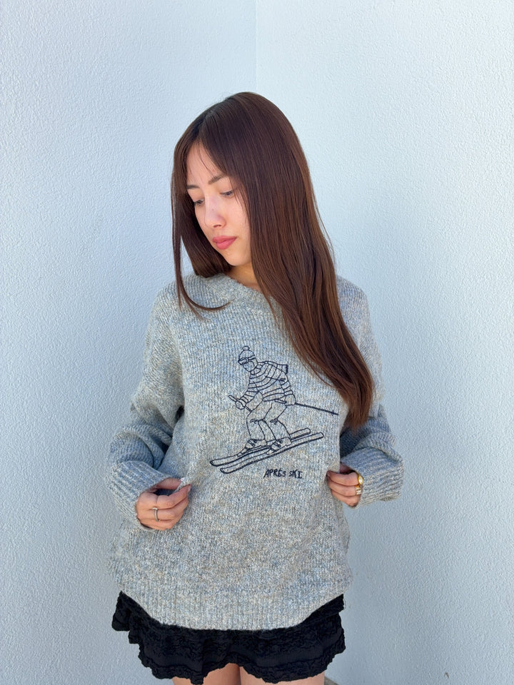 APRES SKI EMBROIDERED SWEATER