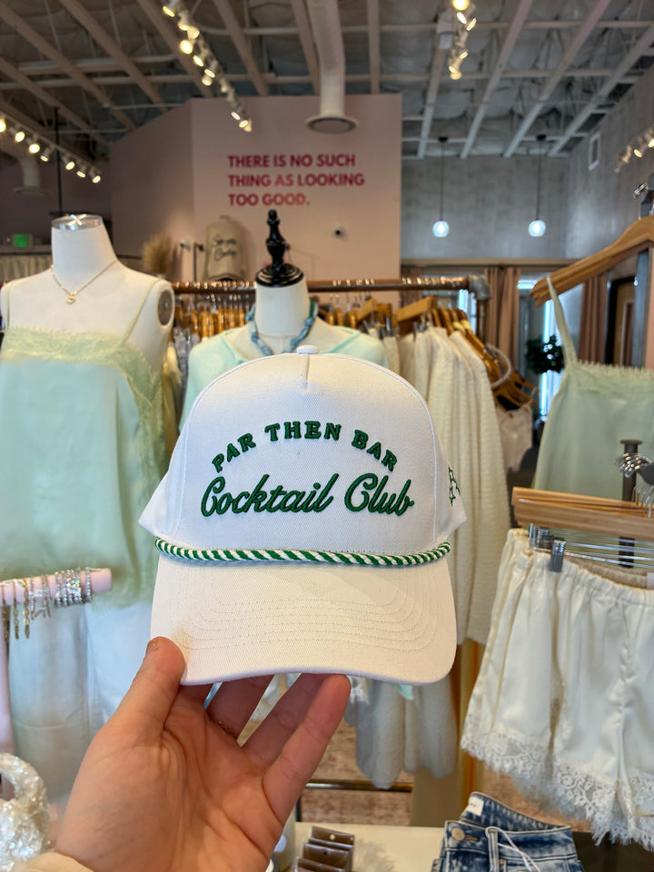 PAR THEN BAR TRUCKER HAT