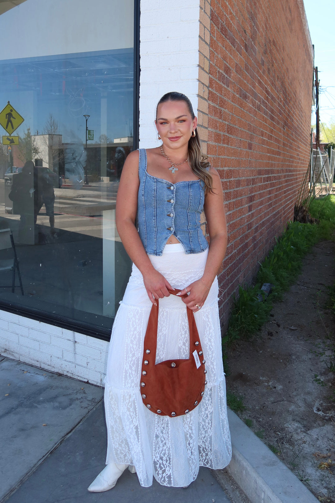 ENCHANTED LACE MAXI SKIRT