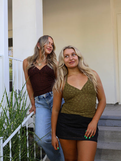 PAEONIA HALTER TOP