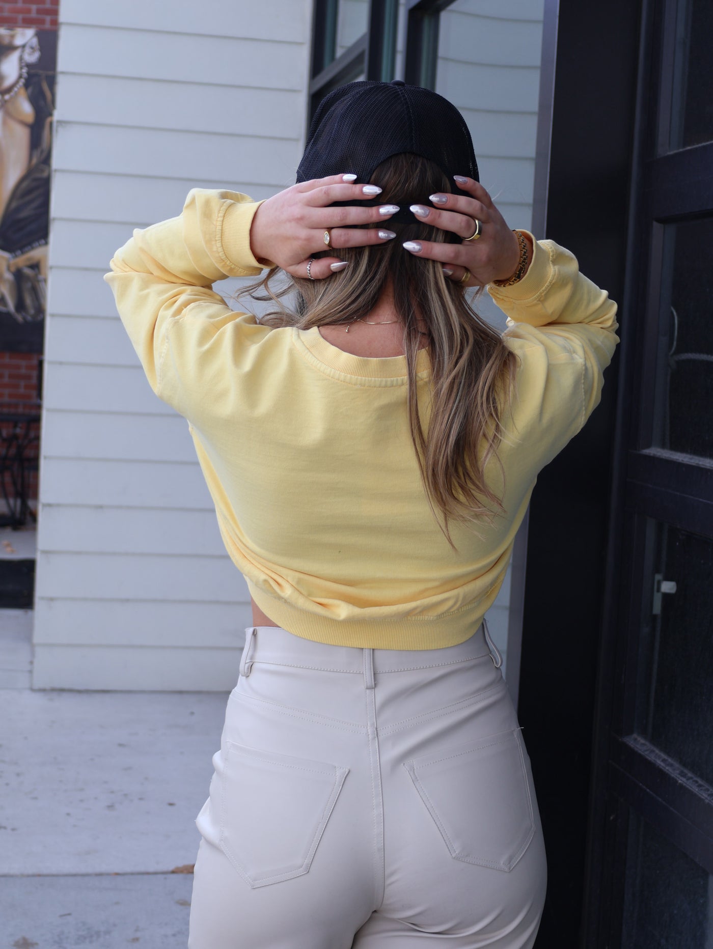 CLAUDIA CROPPED SWEATSHIRT