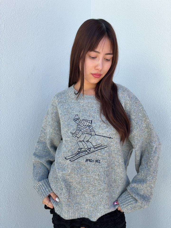 APRES SKI EMBROIDERED SWEATER