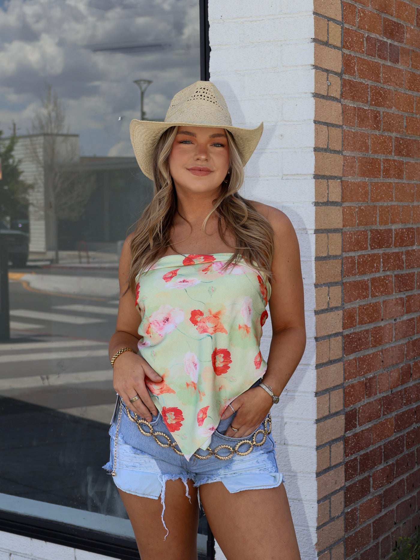 EMORY SCARF TOP