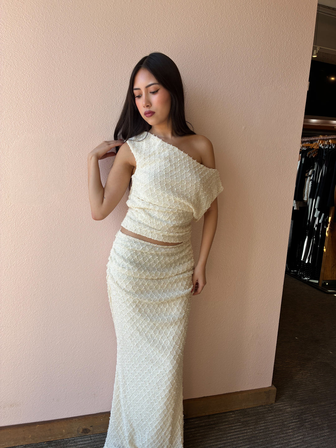 NAYLOR OFF THE SHOULDER TOP