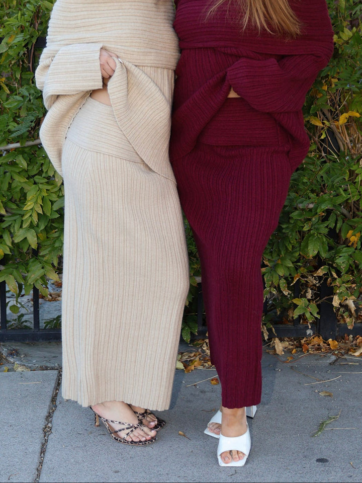 RHYKA SWEATER MAXI SKIRT
