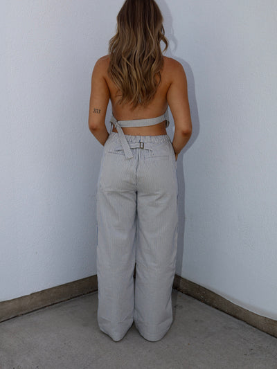 HARBOR STRIPE TWILL PANTS