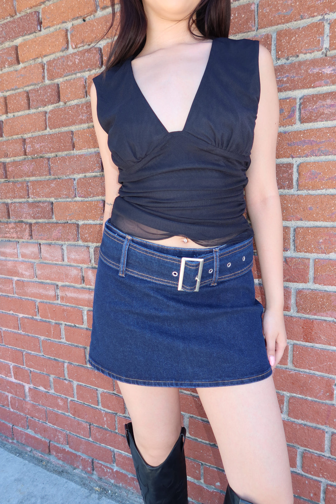 The Indigo Mini Skort