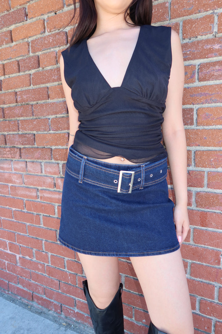 The Indigo Mini Skort