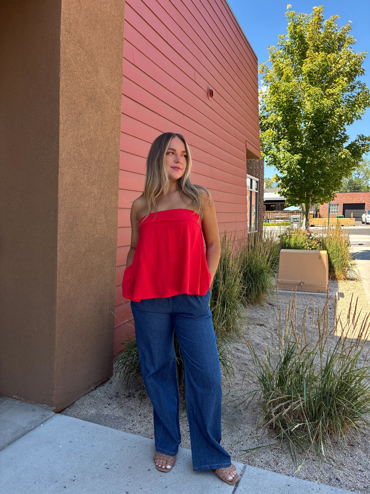 LIZETTE LINEN TOP