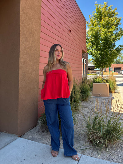 LIZETTE LINEN TOP