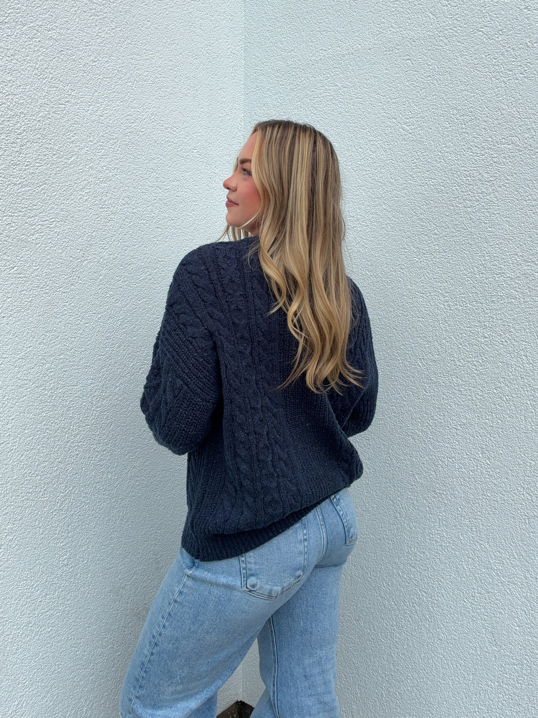 CANELLA CABLE KNIT SWEATER