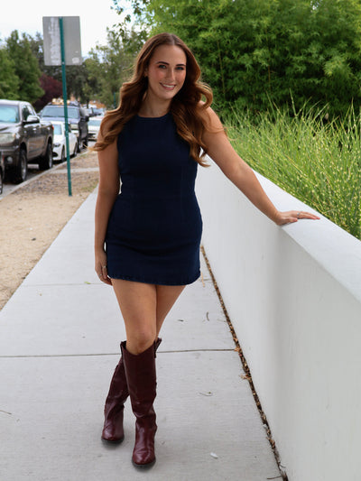 NICOLETTA DENIM DRESS