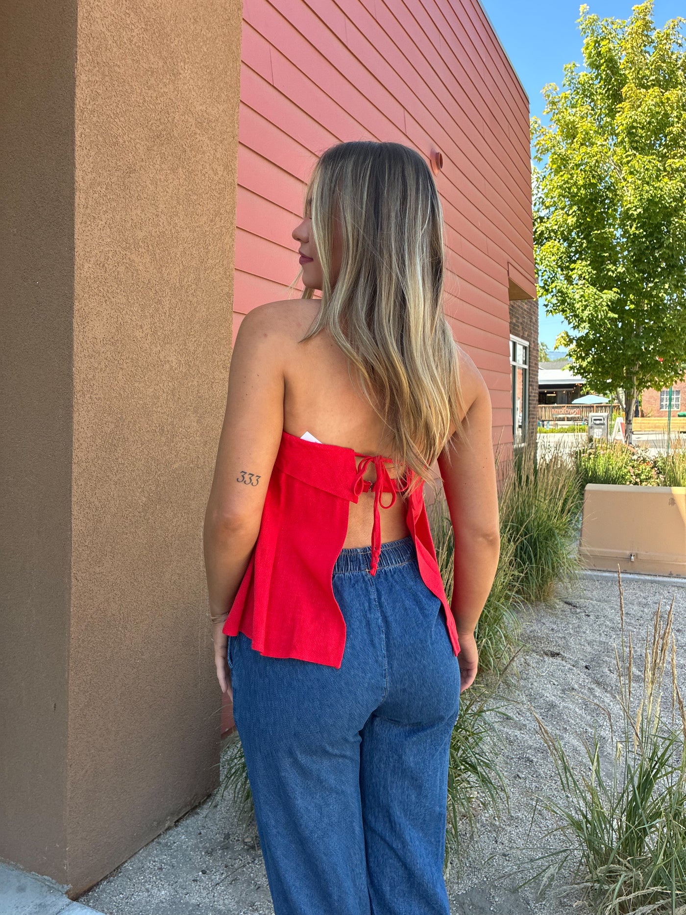 LIZETTE LINEN TOP