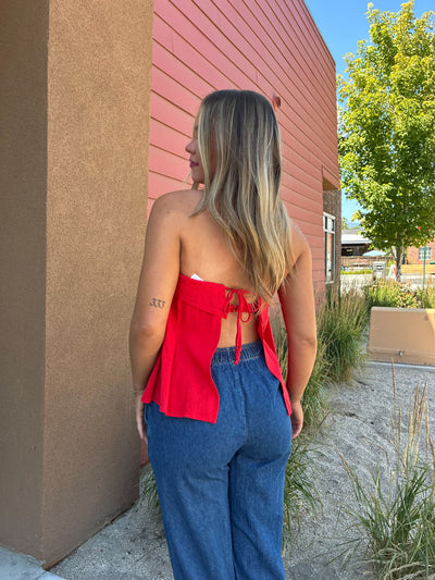 LIZETTE LINEN TOP