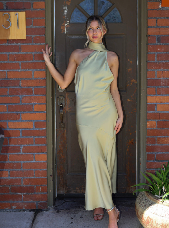 SELENE SATIN MAXI DRESS