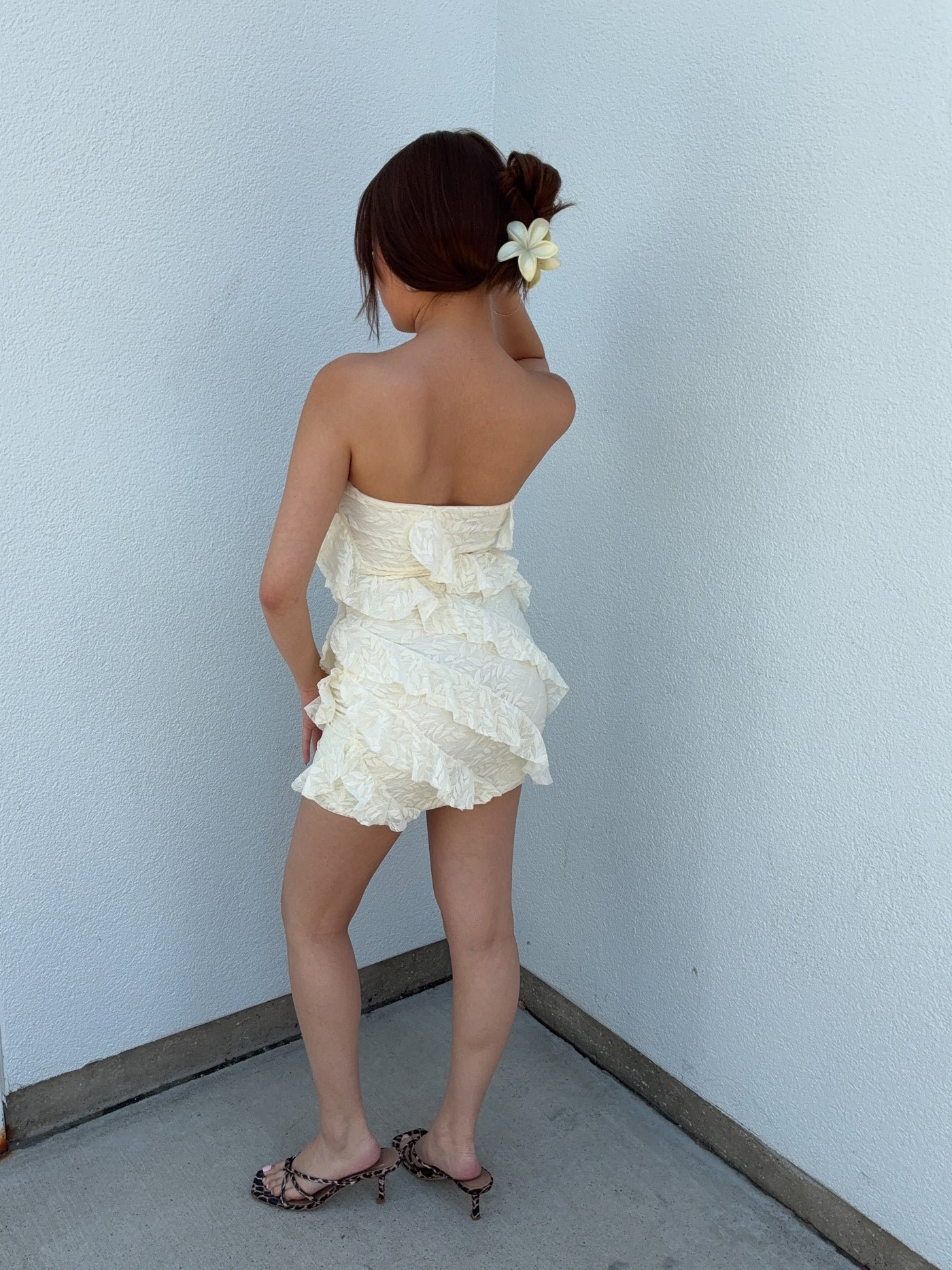 RELINA RUFFLE DRESS