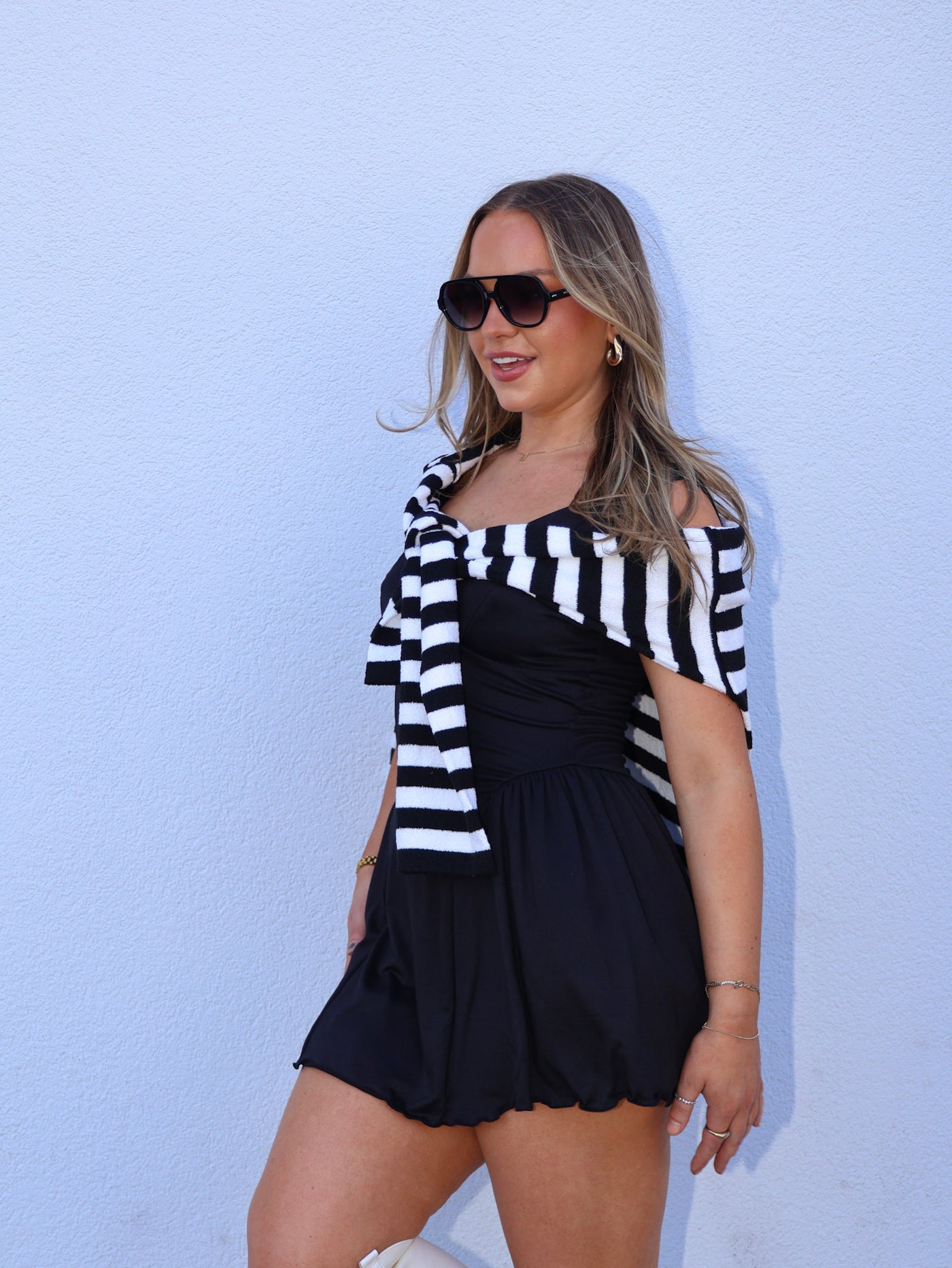 STRIPED CREWNECK SWEATER