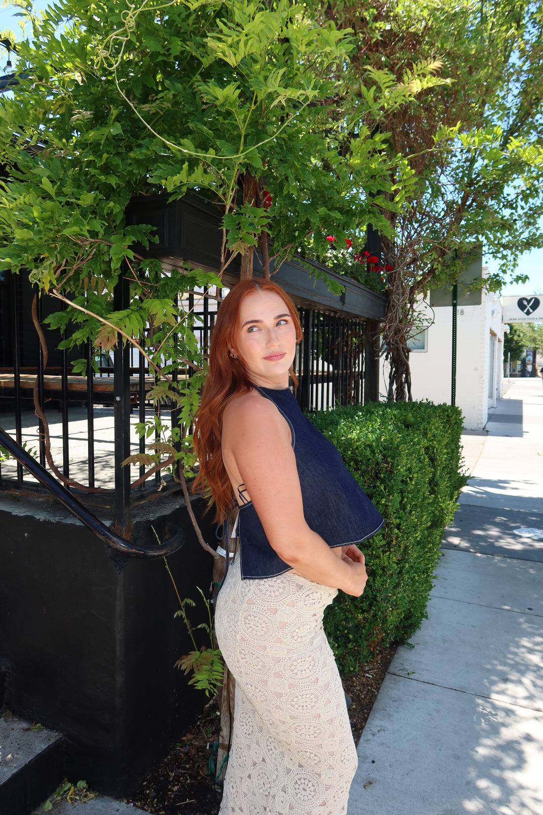 The Dark Wash Halter