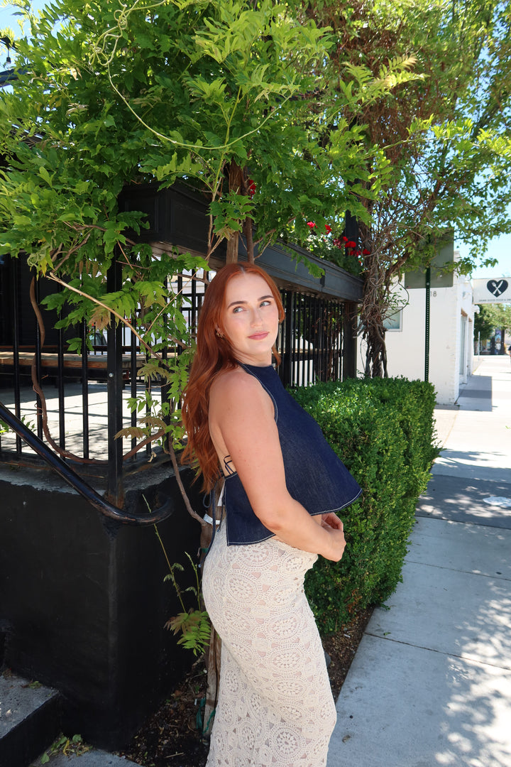 The Dark Wash Halter