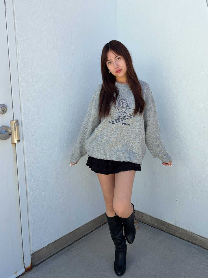 APRES SKI EMBROIDERED SWEATER
