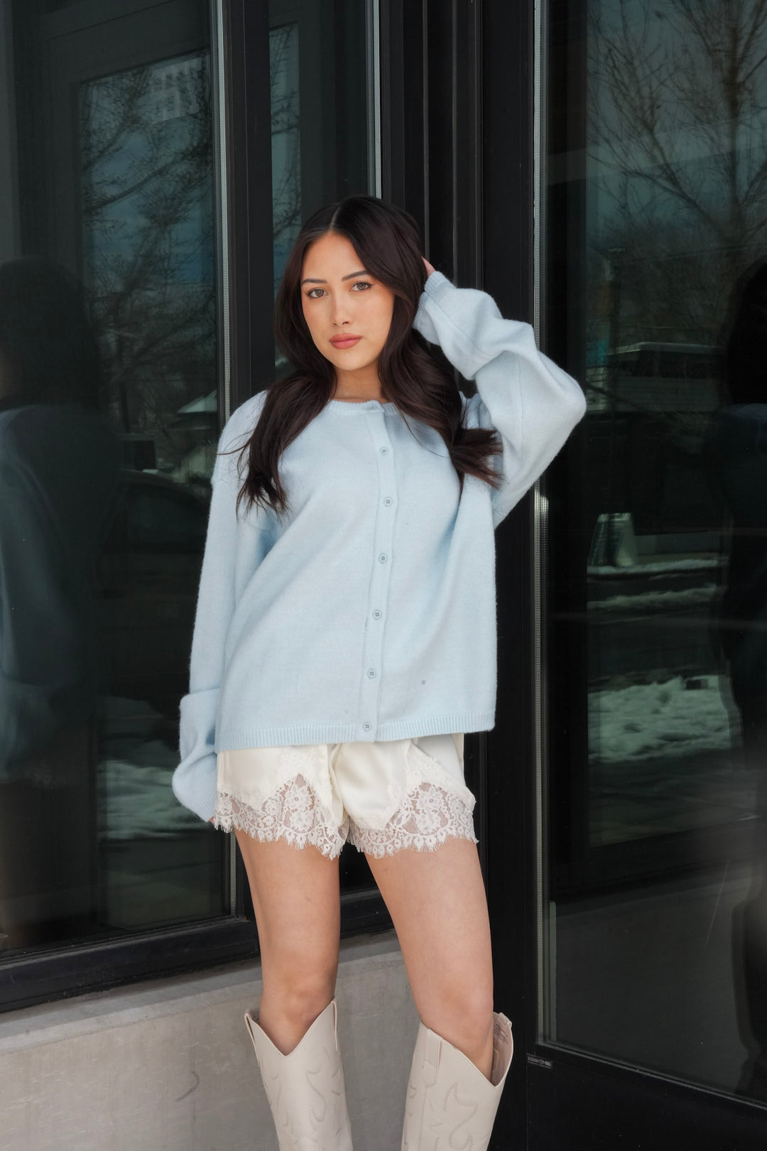 IVORY LACE DREAM SHORTS