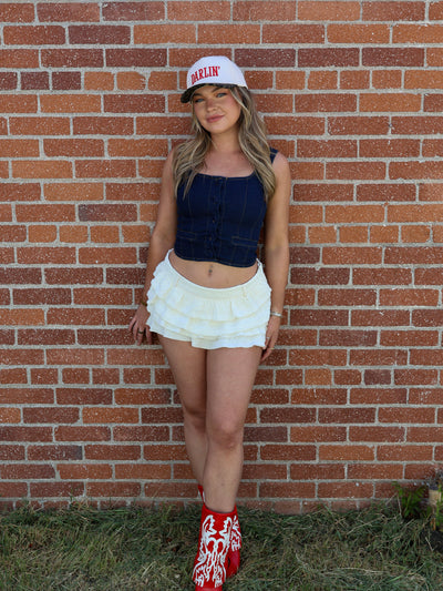 HOT ROD DENIM TOP