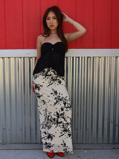 BOTANY MESH MAXI SKIRT
