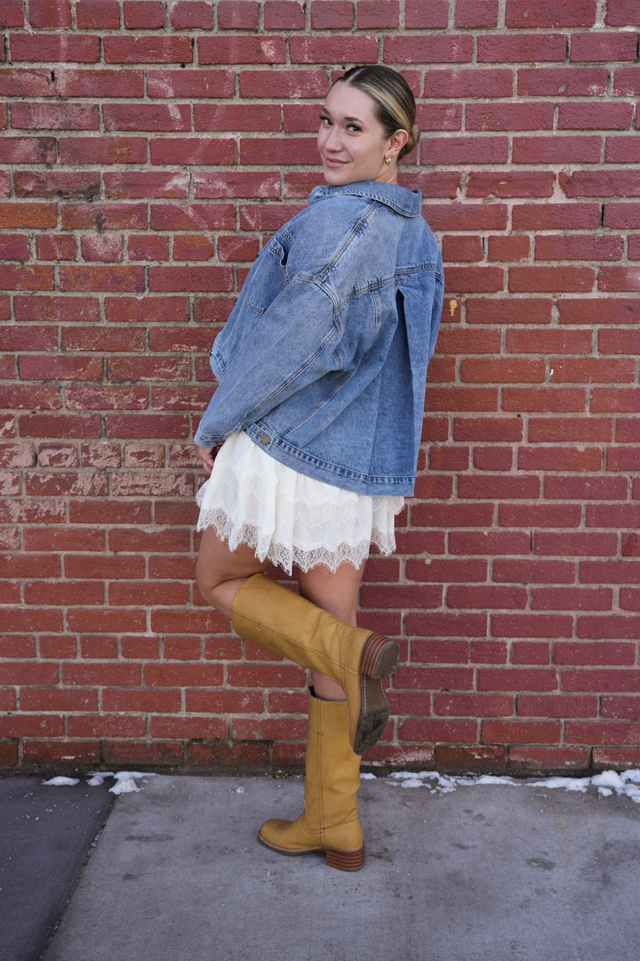 BROOKLYN BOXY DENIM JACKET