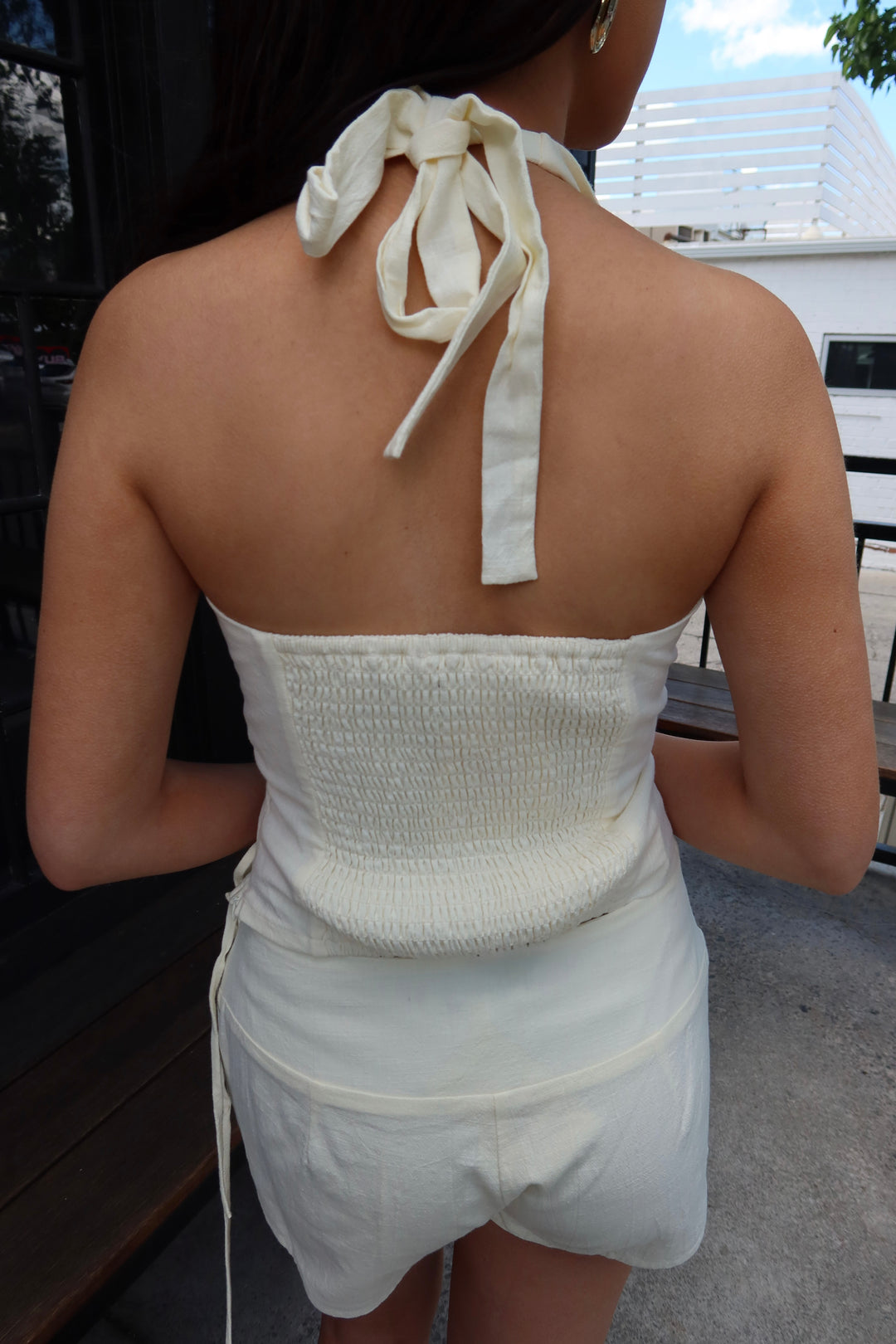Remi Bead Halter Top