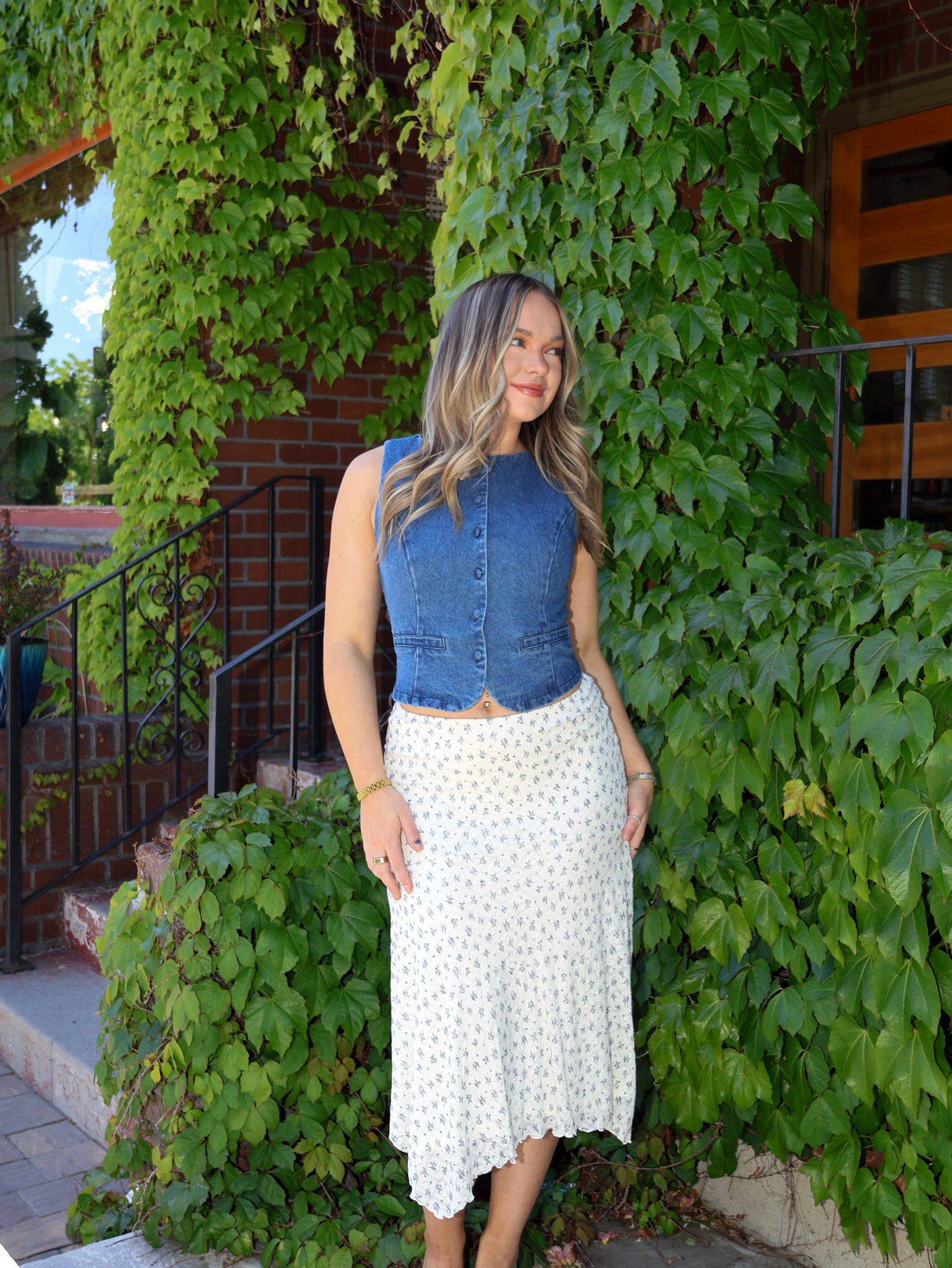 HAZEL BUTTON DOWN VEST