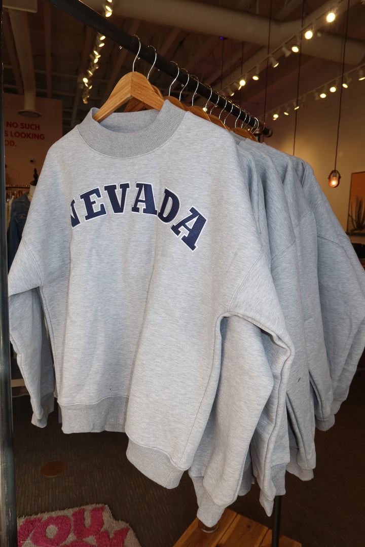 NEVADA MOCKNECK SWEATSHIRT