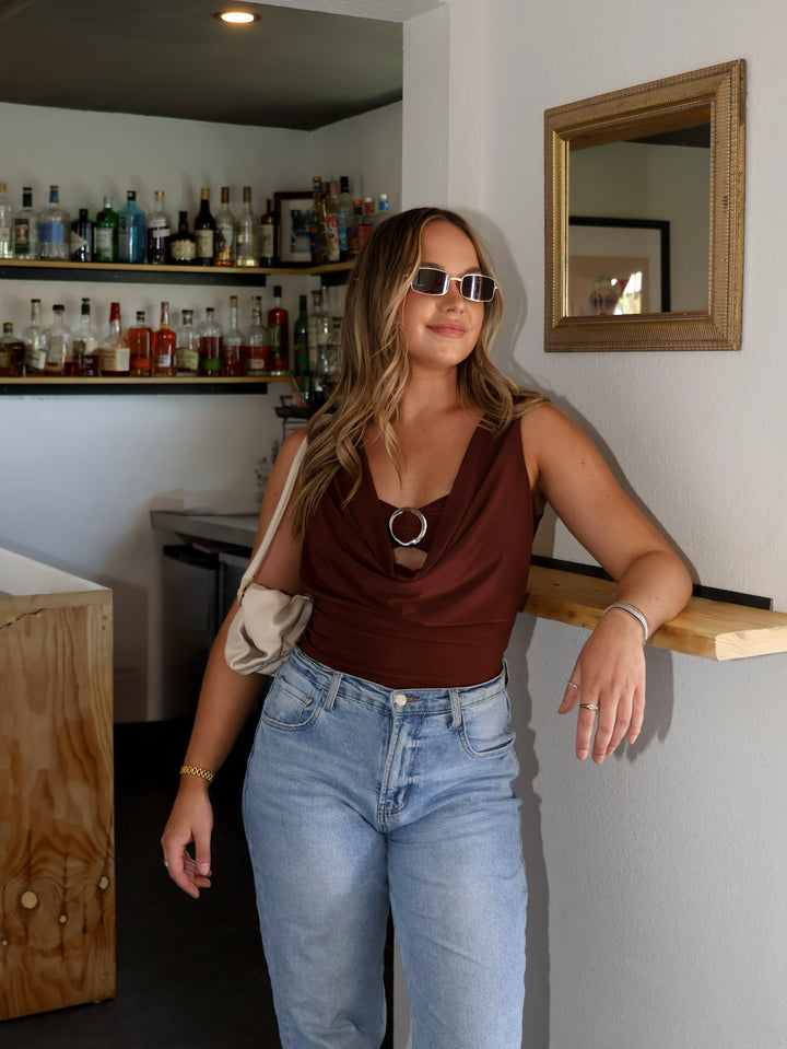 QUINLEY COWL TOP