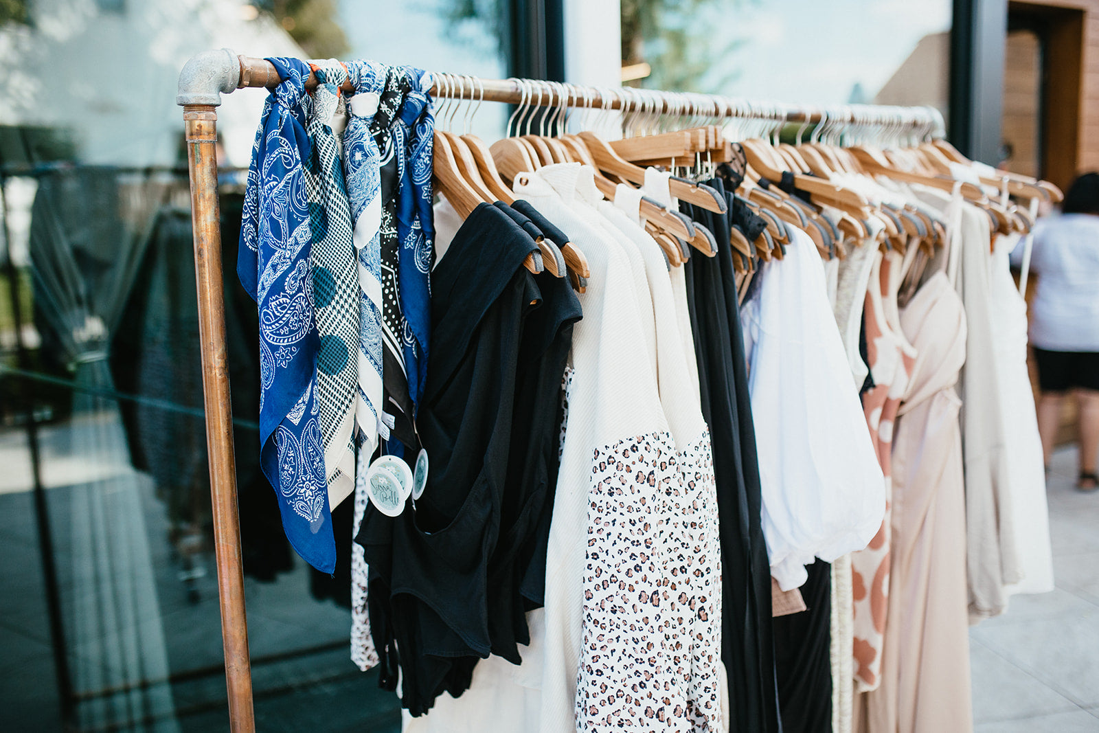 Display of clothing rack