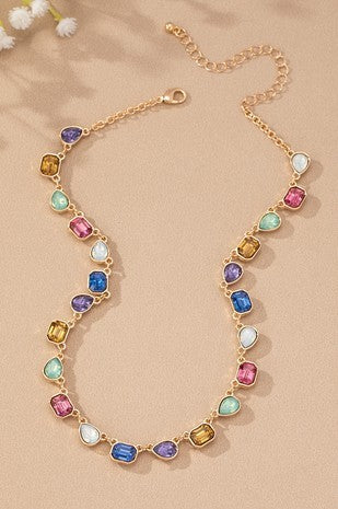 VIBRANT GEMSTONE NECKLACE