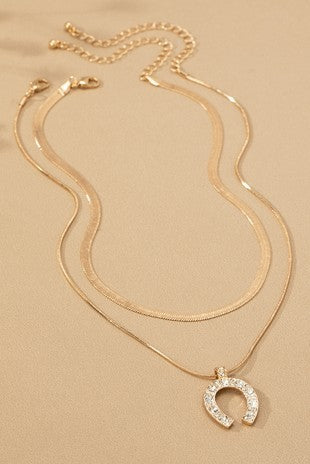 HORSESHOE NECKLACE SET