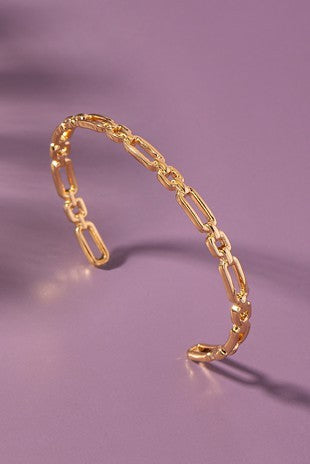 CHUNKY CHAIN CUFF BRACELET