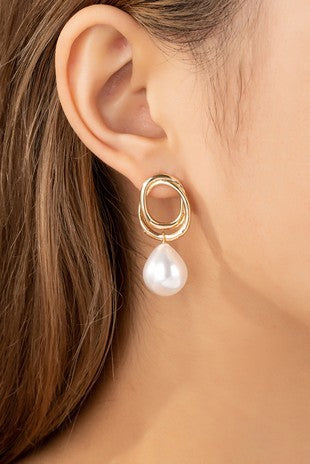 PEARL DROP EARRINGS