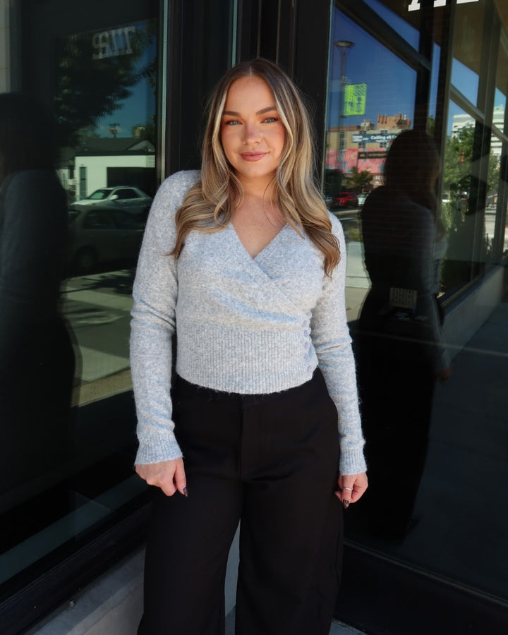 Ambrose Wrap Knit Top