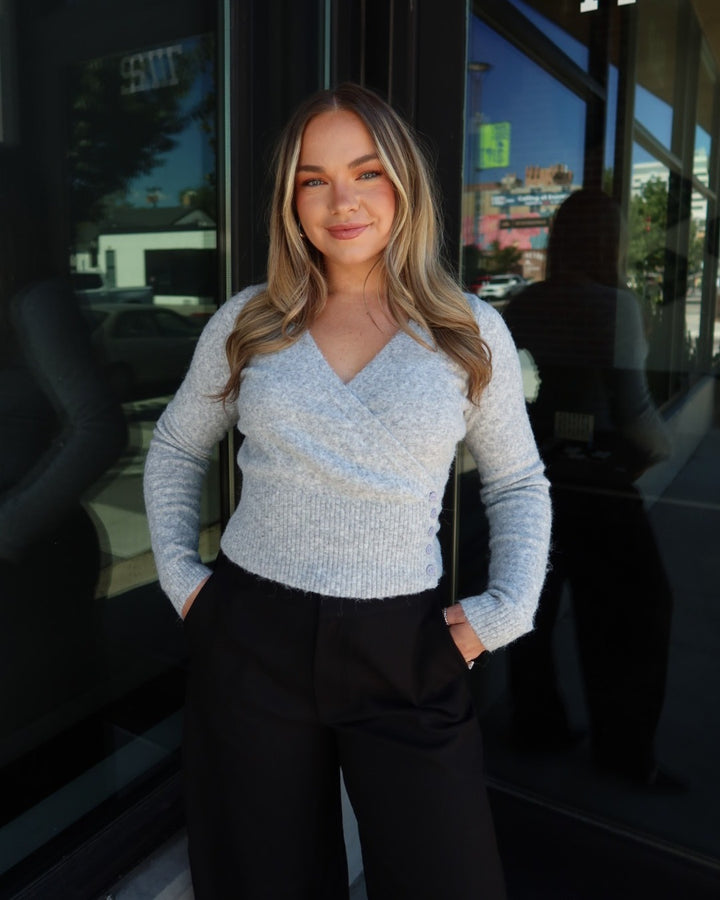 Ambrose Wrap Knit Top