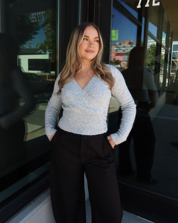 Ambrose Wrap Knit Top