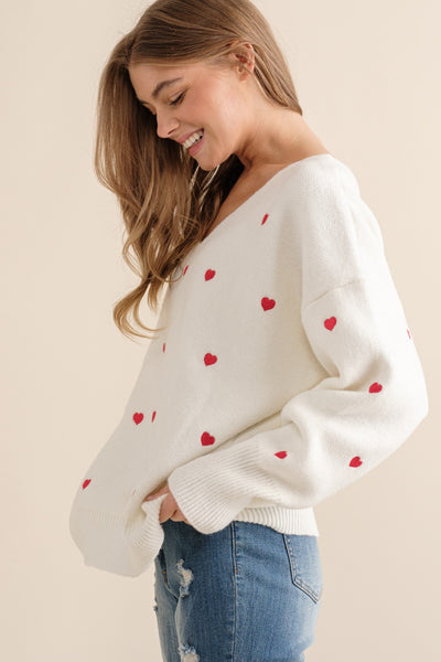LOVE IS IN THE AIR SWEATER