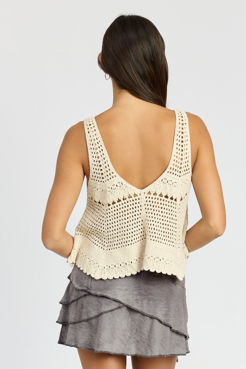 CHRISTY CROCHET TANK