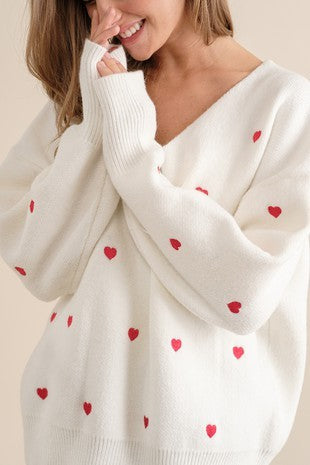 LOVE IS IN THE AIR SWEATER