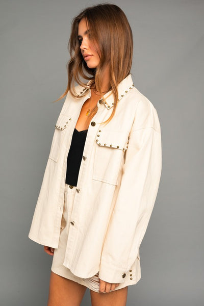 SAMI STUD DETAIL JACKET