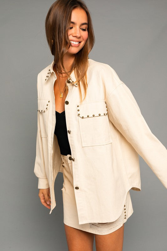 SAMI STUD DETAIL JACKET